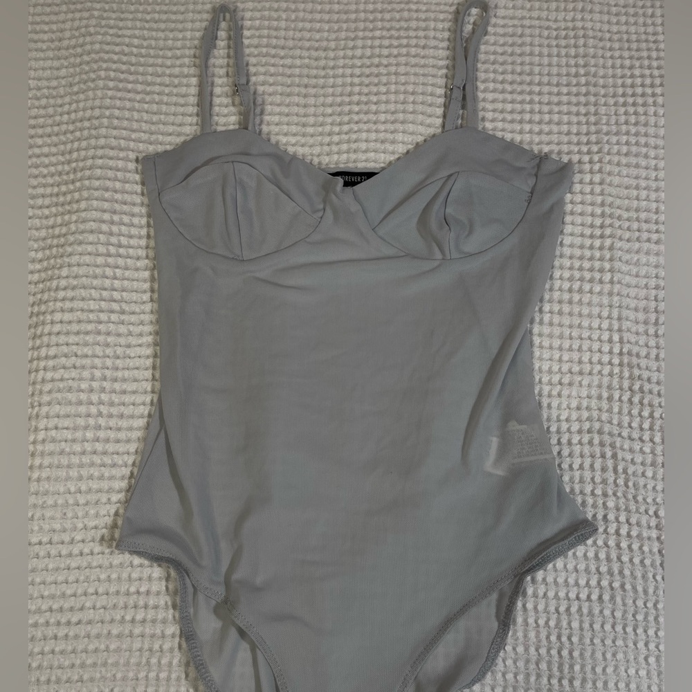 Lingerie baby blue body suit